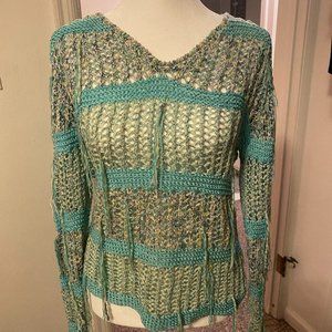 Vintage Curio Crochet Pastel Colored Top
